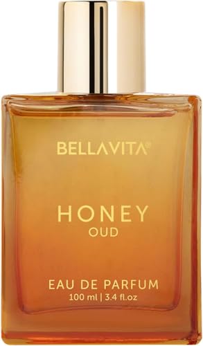 Bella Vita Luxury Honey Oud 100ml Long Lasting Perfume for Man and Woman | Bergamot, Patchouli & Vanilla | Sweet, Woody and Spicy Fragrance for Men & Women
