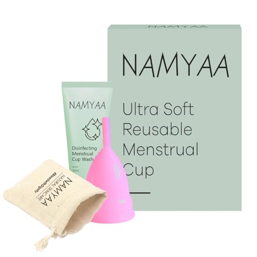 Namyaa Ultra Soft Reusable Menstrual Cup for women | Small (