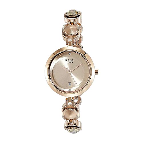 Titan Raga Viva Analog Rose Gold Dial Women’s Watch NM2606WM02/NN2606WM02/NP2606WM02