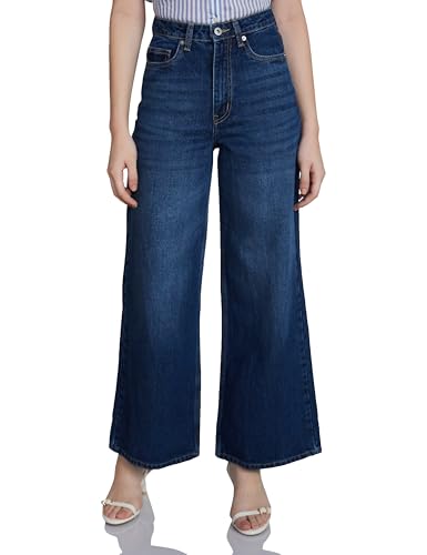 Amazon Brand – Symbol Women’s Baggy Wide Leg Jeans (High Rise | Full Length | Available in Plus Size)