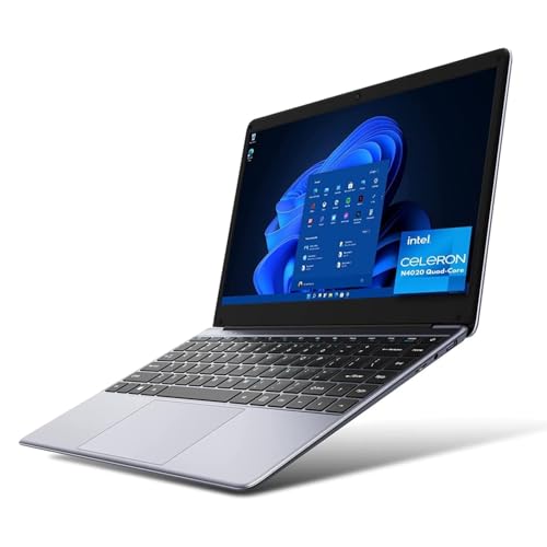 Chuwi HeroBook Pro 14.1” Intel Celeron N4020 Laptop with 8GB RAM, 256GB SSD, Windows 11, 1TB Expand, FHD IPS, Ultra Slim, USB3.0, Mini-HDMI, Webcam