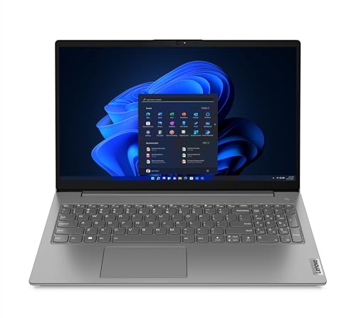 Lenovo V15 12th Gen Intel Core i5-1235U 15.6″ FHD Thin and Light Laptop (8GB RAM/512GB SSD/Windows 11 Home/MS Office Home & Student 2021/Iron Grey/1.70 kg), 82TTA07QIH